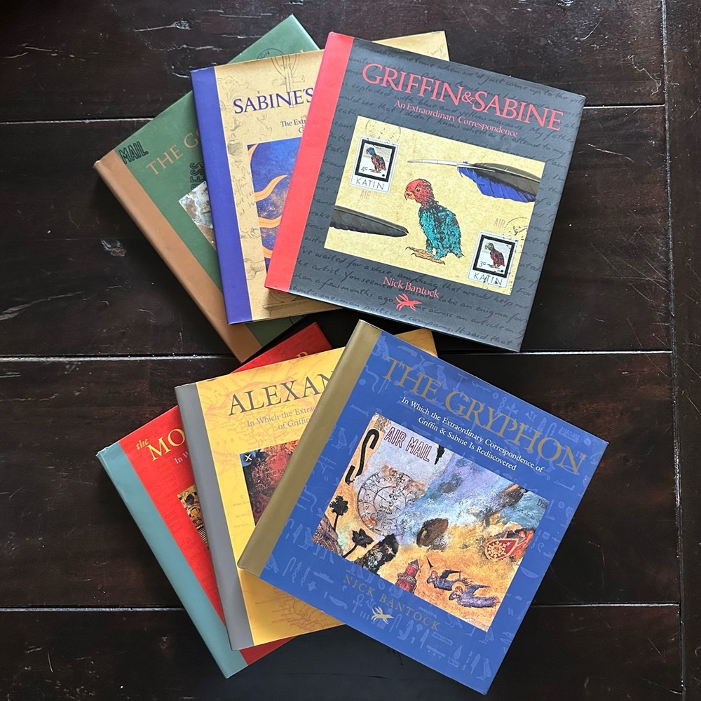 1st Edition Book Series - Griffin & Sabine by Nick Bantock - 1 signed by author